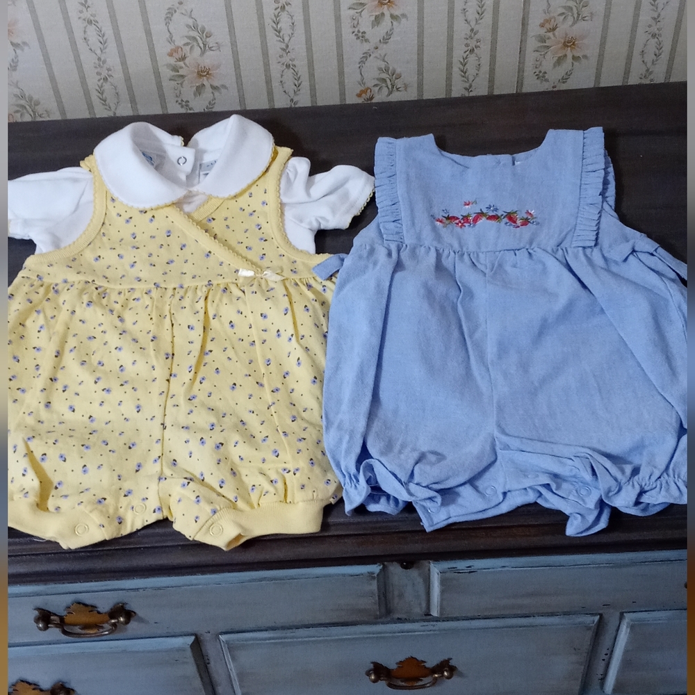 Girl Spring Onesie | All Mine | 3-6 month | Set of 2
